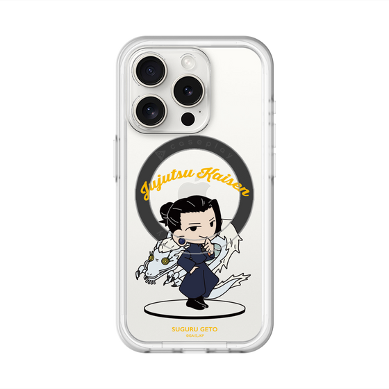 スリムプロテクションプレミアムケース with MagSafe［ 呪術廻戦 - ミニキャラ - 夏油 傑（懐玉・玉折） ］