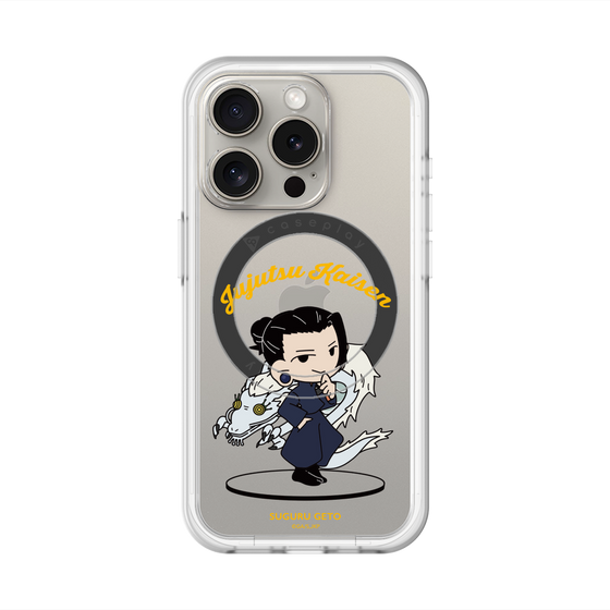 スリムプロテクションプレミアムケース with MagSafe［ 呪術廻戦 - ミニキャラ - 夏油 傑（懐玉・玉折） ］