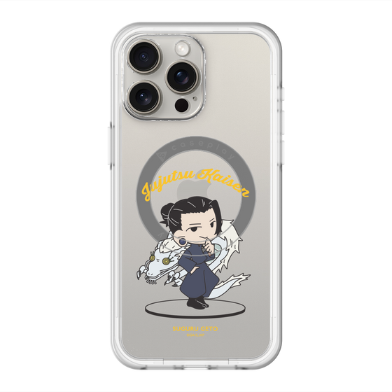 スリムプロテクションプレミアムケース with MagSafe［ 呪術廻戦 - ミニキャラ - 夏油 傑（懐玉・玉折） ］