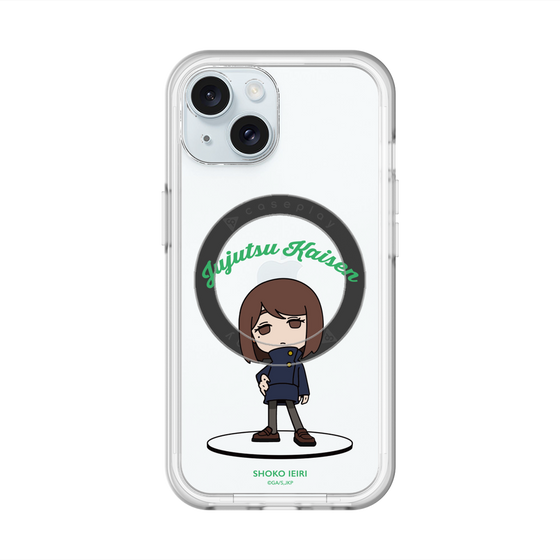 スリムプロテクションプレミアムケース with MagSafe［ 呪術廻戦 - ミニキャラ - 家入 硝子（懐玉・玉折） ］