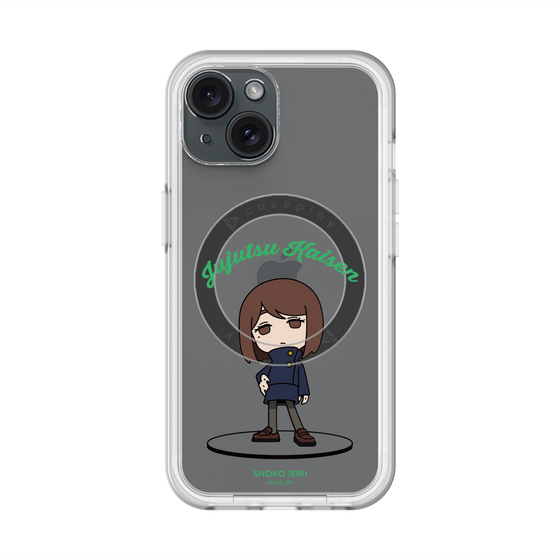 スリムプロテクションプレミアムケース with MagSafe［ 呪術廻戦 - ミニキャラ - 家入 硝子（懐玉・玉折） ］