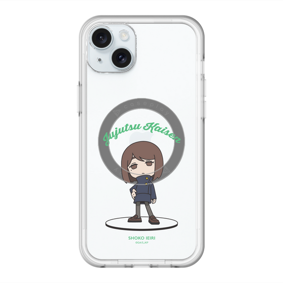 スリムプロテクションプレミアムケース with MagSafe［ 呪術廻戦 - ミニキャラ - 家入 硝子（懐玉・玉折） ］