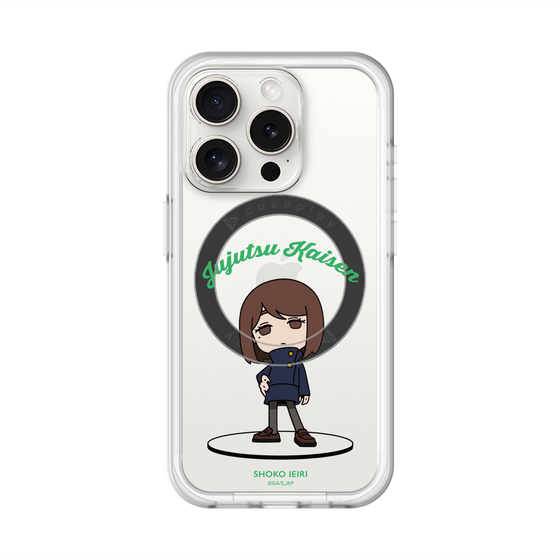 スリムプロテクションプレミアムケース with MagSafe［ 呪術廻戦 - ミニキャラ - 家入 硝子（懐玉・玉折） ］