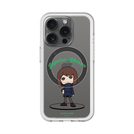 スリムプロテクションプレミアムケース with MagSafe［ 呪術廻戦 - ミニキャラ - 家入 硝子（懐玉・玉折） ］
