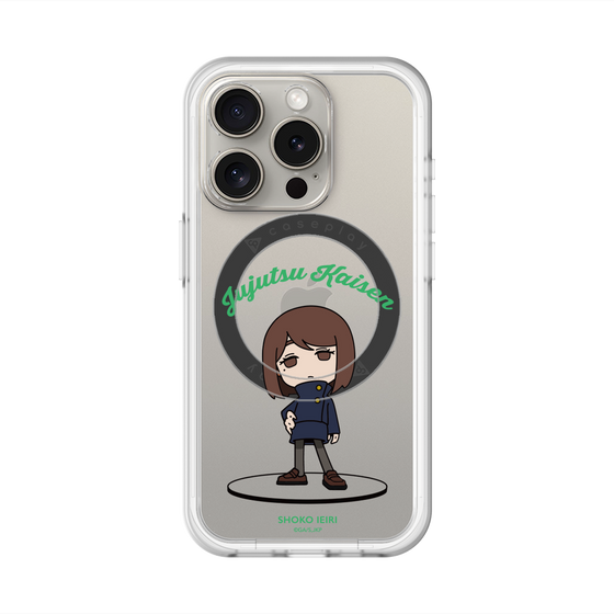 スリムプロテクションプレミアムケース with MagSafe［ 呪術廻戦 - ミニキャラ - 家入 硝子（懐玉・玉折） ］