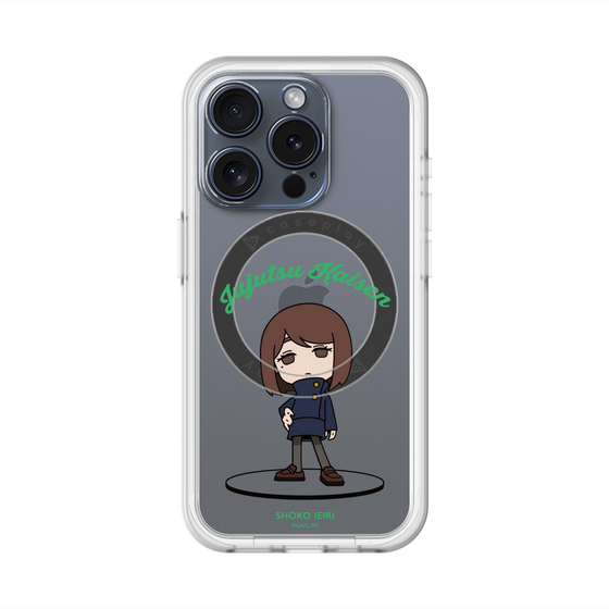 スリムプロテクションプレミアムケース with MagSafe［ 呪術廻戦 - ミニキャラ - 家入 硝子（懐玉・玉折） ］