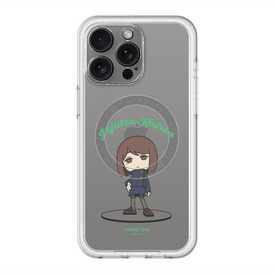 スリムプロテクションプレミアムケース with MagSafe［ 呪術廻戦 - ミニキャラ - 家入 硝子（懐玉・玉折） ］