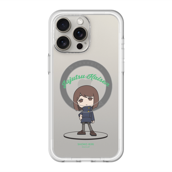 スリムプロテクションプレミアムケース with MagSafe［ 呪術廻戦 - ミニキャラ - 家入 硝子（懐玉・玉折） ］