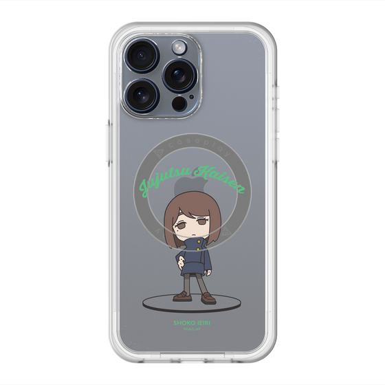 スリムプロテクションプレミアムケース with MagSafe［ 呪術廻戦 - ミニキャラ - 家入 硝子（懐玉・玉折） ］