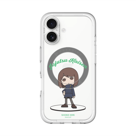 スリムプロテクションプレミアムケース with MagSafe［ 呪術廻戦 - ミニキャラ - 家入 硝子（懐玉・玉折） ］