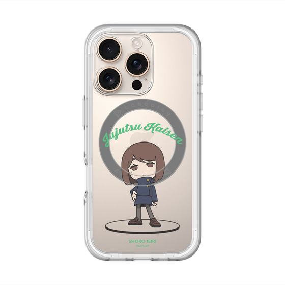 スリムプロテクションプレミアムケース with MagSafe［ 呪術廻戦 - ミニキャラ - 家入 硝子（懐玉・玉折） ］