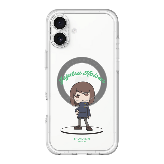 スリムプロテクションプレミアムケース with MagSafe［ 呪術廻戦 - ミニキャラ - 家入 硝子（懐玉・玉折） ］
