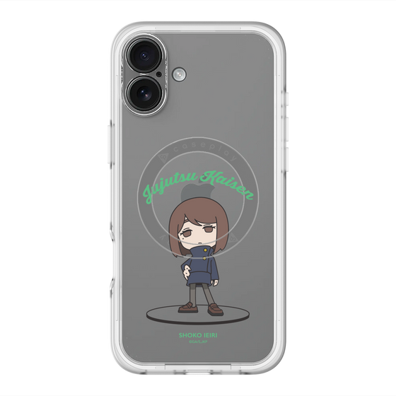 スリムプロテクションプレミアムケース with MagSafe［ 呪術廻戦 - ミニキャラ - 家入 硝子（懐玉・玉折） ］