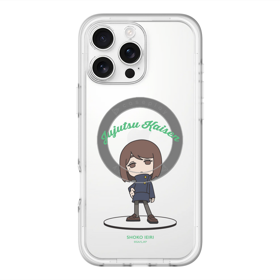 スリムプロテクションプレミアムケース with MagSafe［ 呪術廻戦 - ミニキャラ - 家入 硝子（懐玉・玉折） ］