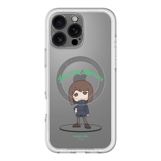 スリムプロテクションプレミアムケース with MagSafe［ 呪術廻戦 - ミニキャラ - 家入 硝子（懐玉・玉折） ］