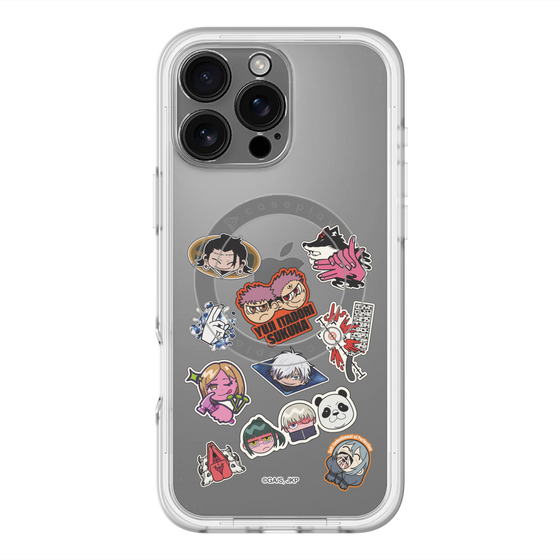 スリムプロテクションプレミアムケース with MagSafe［ 呪術廻戦 - ステッカー ］