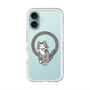 スリムプロテクションプレミアムケース with MagSafe［ オリジナル - CASEPLAYネコ - tabby ］