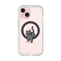 スリムプロテクションプレミアムケース with MagSafe［ オリジナル - CASEPLAYネコ - black ］