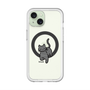 スリムプロテクションプレミアムケース with MagSafe［ オリジナル - CASEPLAYネコ - black ］