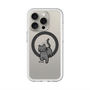 スリムプロテクションプレミアムケース with MagSafe［ オリジナル - CASEPLAYネコ - black ］