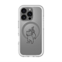 スリムプロテクションプレミアムケース with MagSafe［ オリジナル - CASEPLAYネコ - black ］