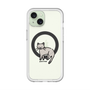 スリムプロテクションプレミアムケース with MagSafe［ オリジナル - CASEPLAYネコ - pointed ］
