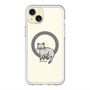 スリムプロテクションプレミアムケース with MagSafe［ オリジナル - CASEPLAYネコ - pointed ］