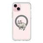 スリムプロテクションプレミアムケース with MagSafe［ オリジナル - CASEPLAYネコ - pointed ］