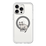 スリムプロテクションプレミアムケース with MagSafe［ オリジナル - CASEPLAYネコ - pointed ］