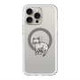 スリムプロテクションプレミアムケース with MagSafe［ オリジナル - CASEPLAYネコ - pointed ］