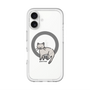 スリムプロテクションプレミアムケース with MagSafe［ オリジナル - CASEPLAYネコ - pointed ］