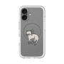 スリムプロテクションプレミアムケース with MagSafe［ オリジナル - CASEPLAYネコ - pointed ］