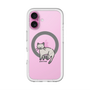 スリムプロテクションプレミアムケース with MagSafe［ オリジナル - CASEPLAYネコ - pointed ］