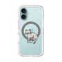 スリムプロテクションプレミアムケース with MagSafe［ オリジナル - CASEPLAYネコ - pointed ］