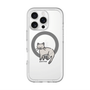 スリムプロテクションプレミアムケース with MagSafe［ オリジナル - CASEPLAYネコ - pointed ］