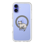 スリムプロテクションプレミアムケース with MagSafe［ オリジナル - CASEPLAYネコ - pointed ］