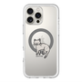スリムプロテクションプレミアムケース with MagSafe［ オリジナル - CASEPLAYネコ - pointed ］