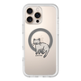 スリムプロテクションプレミアムケース with MagSafe［ オリジナル - CASEPLAYネコ - pointed ］