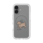 スリムプロテクションプレミアムケース with MagSafe［ オリジナル - CASEPLAYイヌ - toy pooh ］