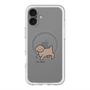 スリムプロテクションプレミアムケース with MagSafe［ オリジナル - CASEPLAYイヌ - toy pooh ］