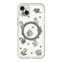 スリムプロテクションプレミアムケース with MagSafe［ オリジナル - CASEPLAYネコ総柄 - color ］