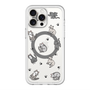 スリムプロテクションプレミアムケース with MagSafe［ オリジナル - CASEPLAYネコ総柄 - color ］