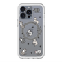 スリムプロテクションプレミアムケース with MagSafe［ オリジナル - CASEPLAYネコ総柄 - color ］