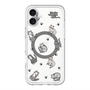 スリムプロテクションプレミアムケース with MagSafe［ オリジナル - CASEPLAYネコ総柄 - color ］