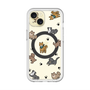 スリムプロテクションプレミアムケース with MagSafe［ オリジナル - CASEPLAYイヌ総柄 - color ］
