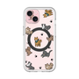 スリムプロテクションプレミアムケース with MagSafe［ オリジナル - CASEPLAYイヌ総柄 - color ］