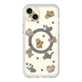 スリムプロテクションプレミアムケース with MagSafe［ オリジナル - CASEPLAYイヌ総柄 - color ］