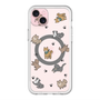 スリムプロテクションプレミアムケース with MagSafe［ オリジナル - CASEPLAYイヌ総柄 - color ］