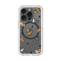 スリムプロテクションプレミアムケース with MagSafe［ オリジナル - CASEPLAYイヌ総柄 - color ］