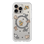 スリムプロテクションプレミアムケース with MagSafe［ オリジナル - CASEPLAYイヌ総柄 - color ］
